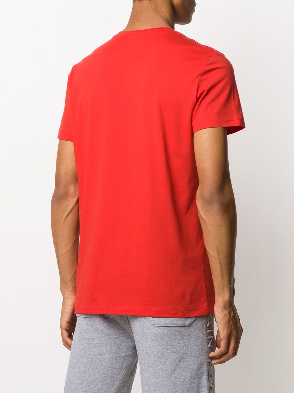 Balmain logo flocked T-shirt - 4