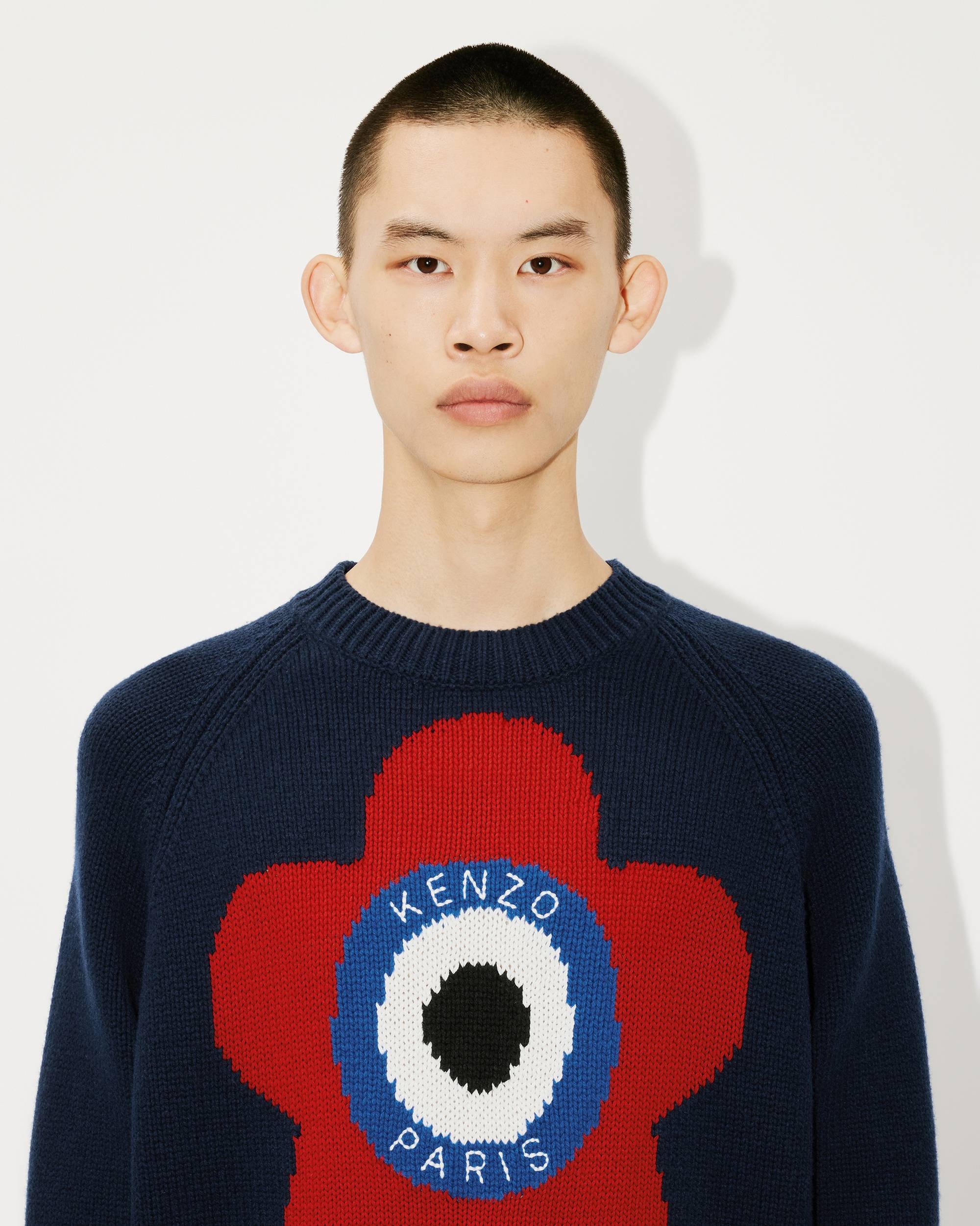 KENZO Target jumper in RWS wool