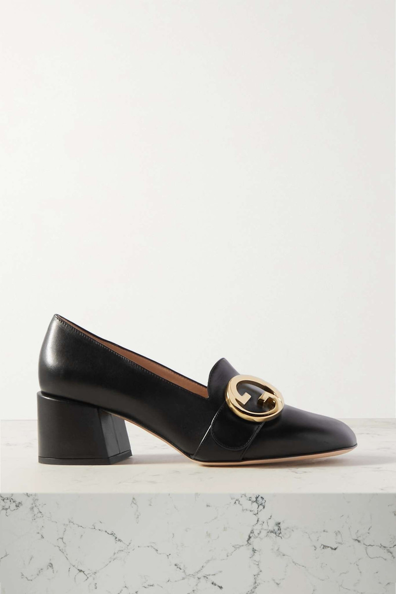 Blondie embellished leather pumps - 1