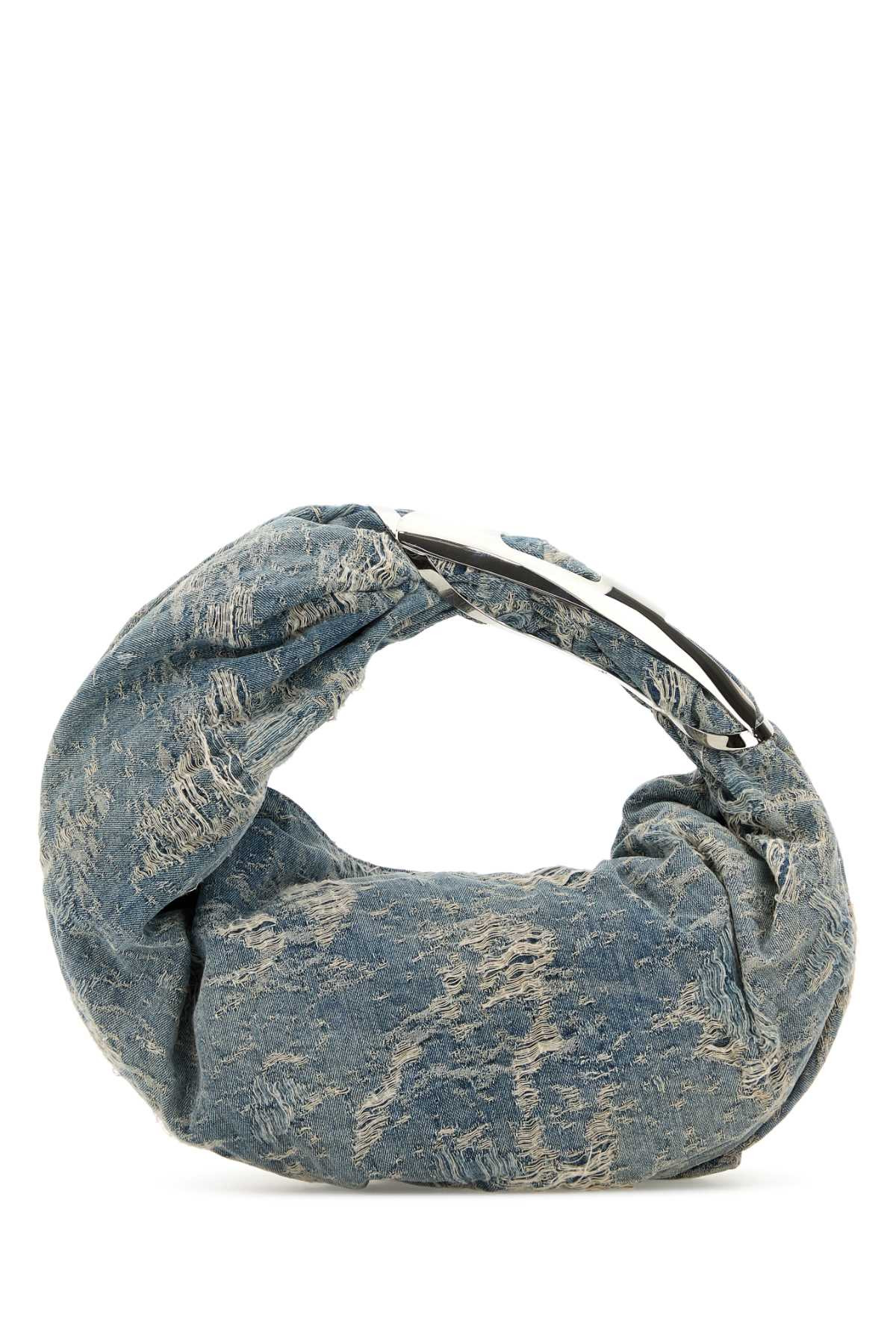 Diesel Women Denim Grab-D Hobo Shopping Bag - 3