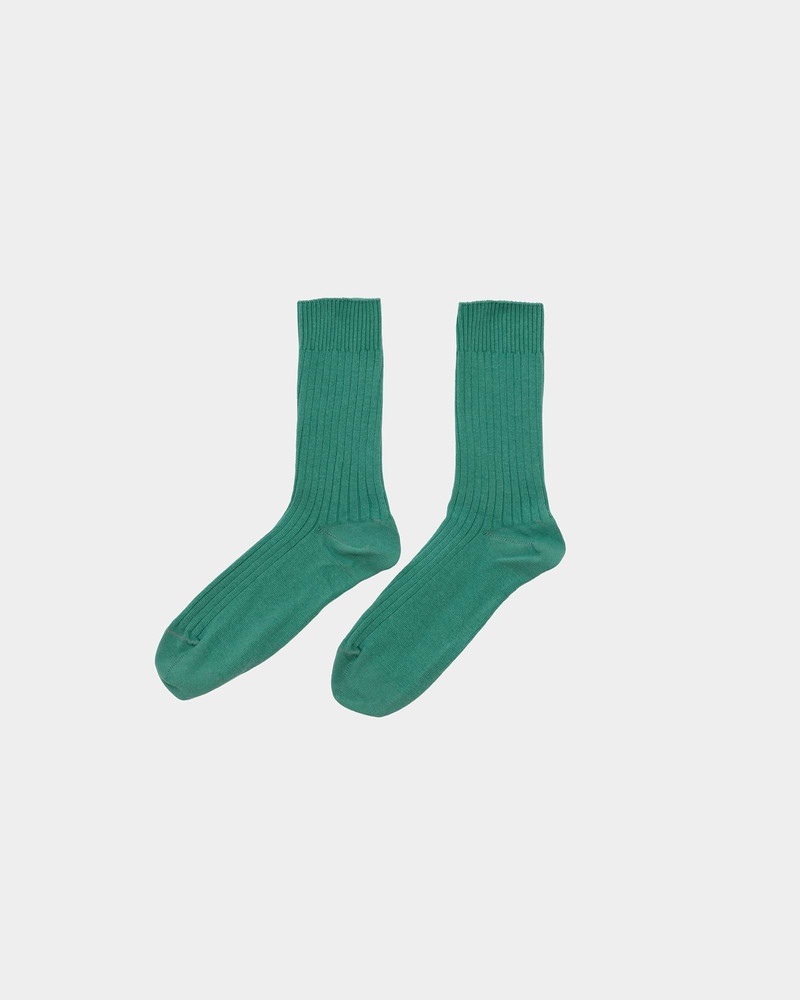 Rib Overankle Socks - Organic Cotton Rib 4