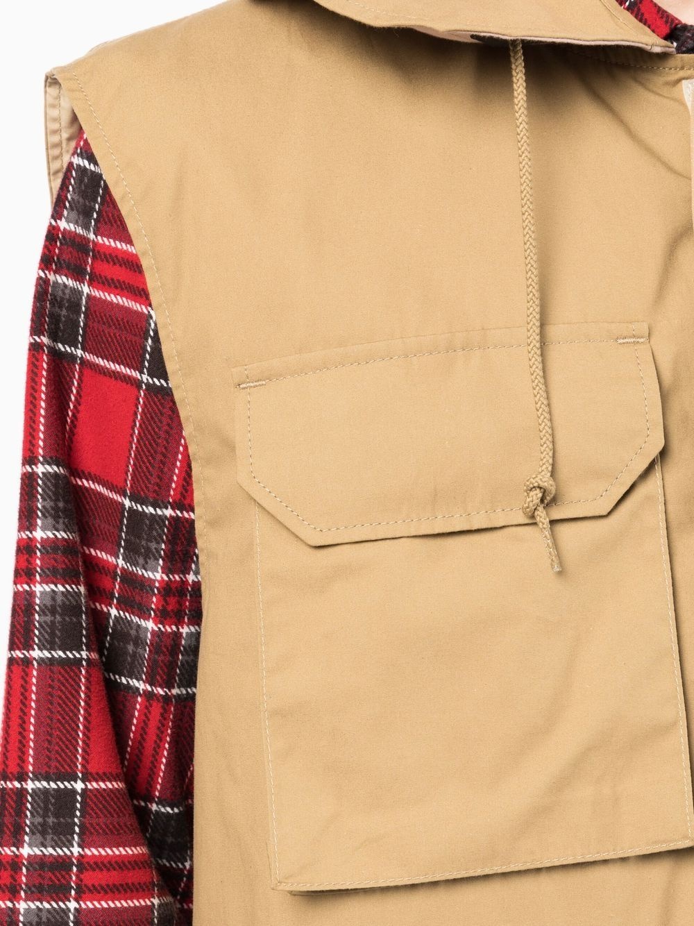 cargo-pocket detail vest - 5