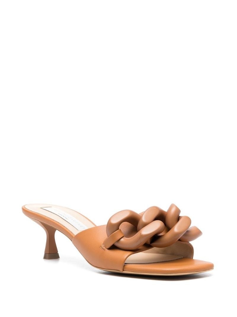 Stella McCartney chain-link detail 60mm sandals | REVERSIBLE
