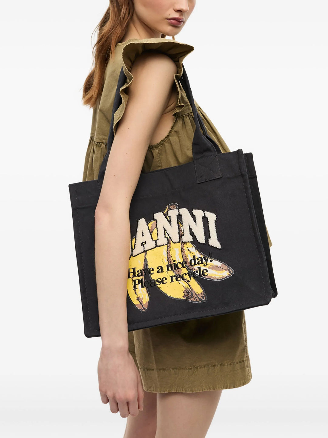 Banana Print Tote Small - 3