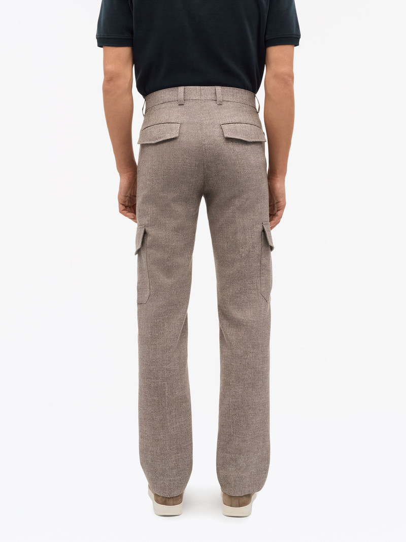 Mend Cargo Fit Wool-Linen Pants 4