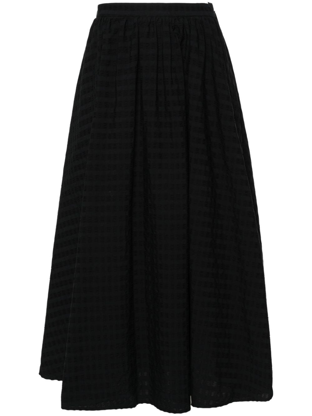 seersucker-embellished skirt - 1