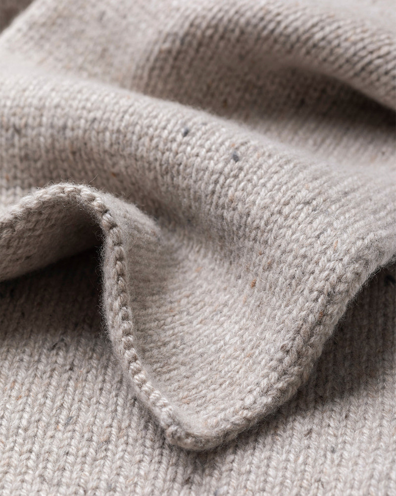 Tiree Natural Cashmere Scarf 3