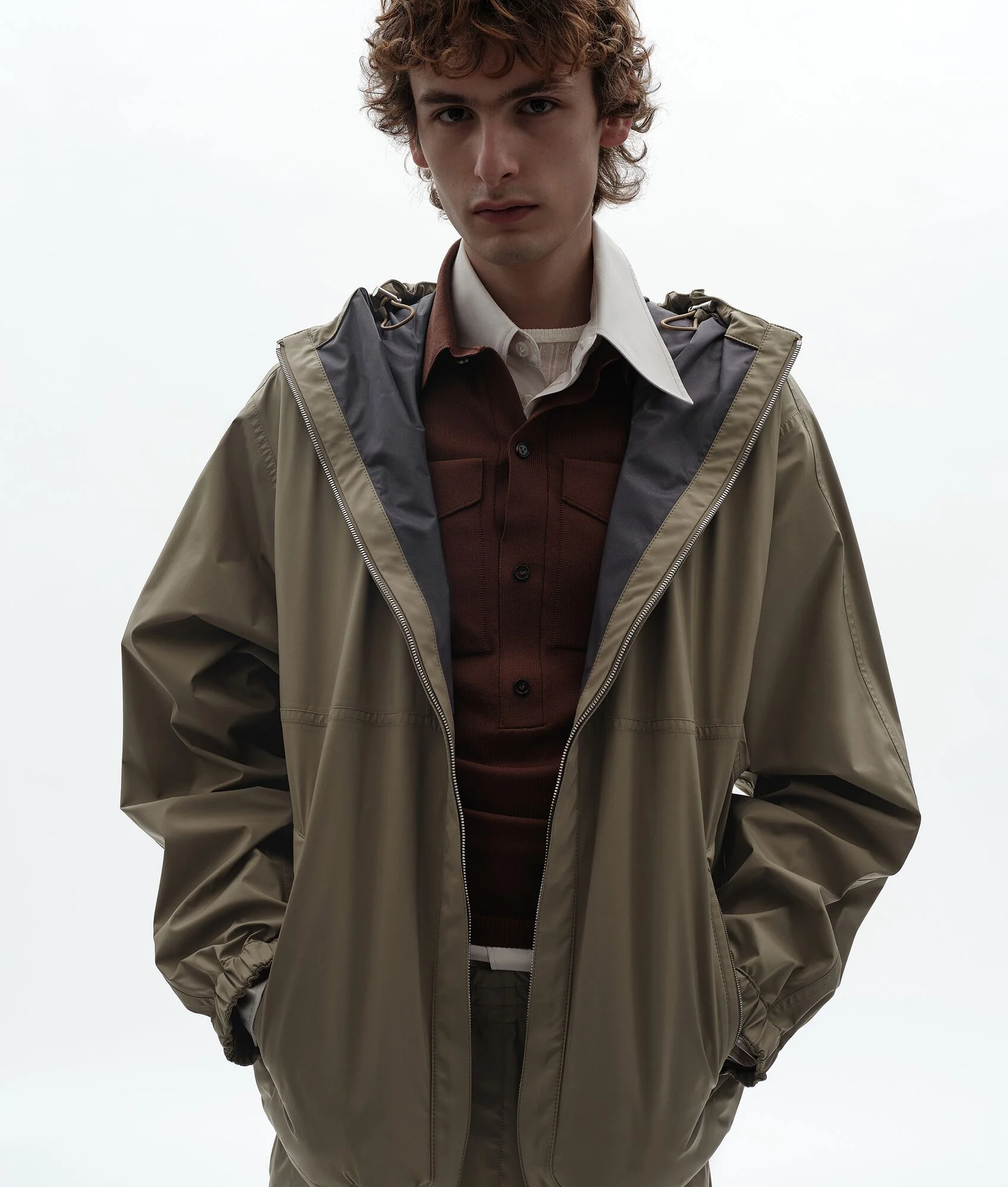 Technical Hooded Blouson - 1