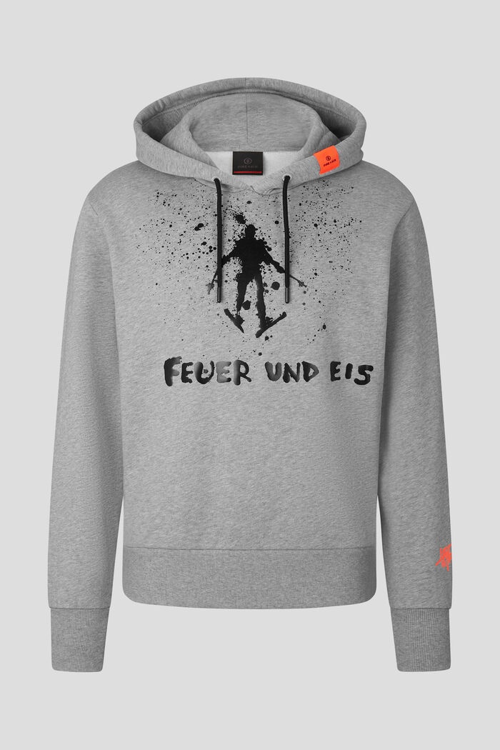 Covell Sweatshirt hoodie in Gray melange - 1