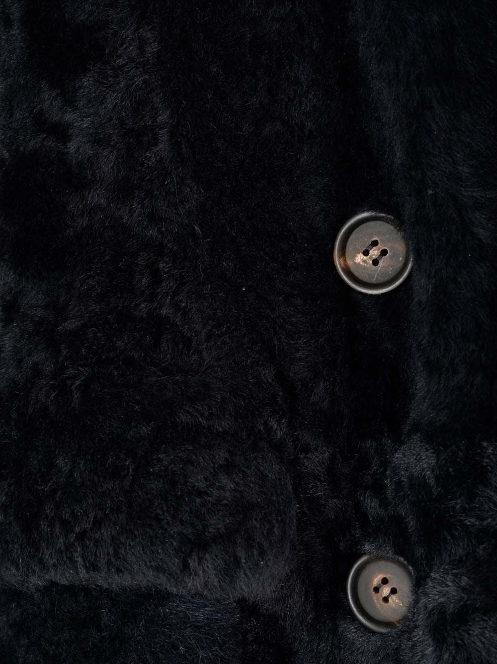 Shearling Coat Coats Blue - 5