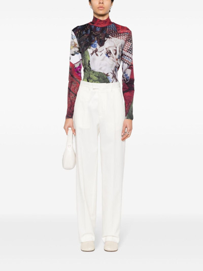 MM6 Maison Margiela high-waist tailored trousers outlook