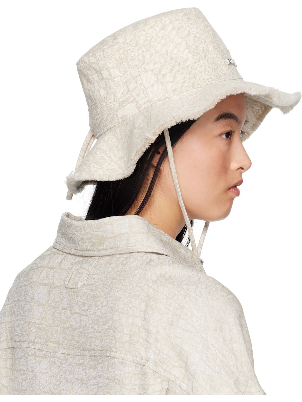 Beige La Croisière 'The Artichaut' Bucket Hat - 3