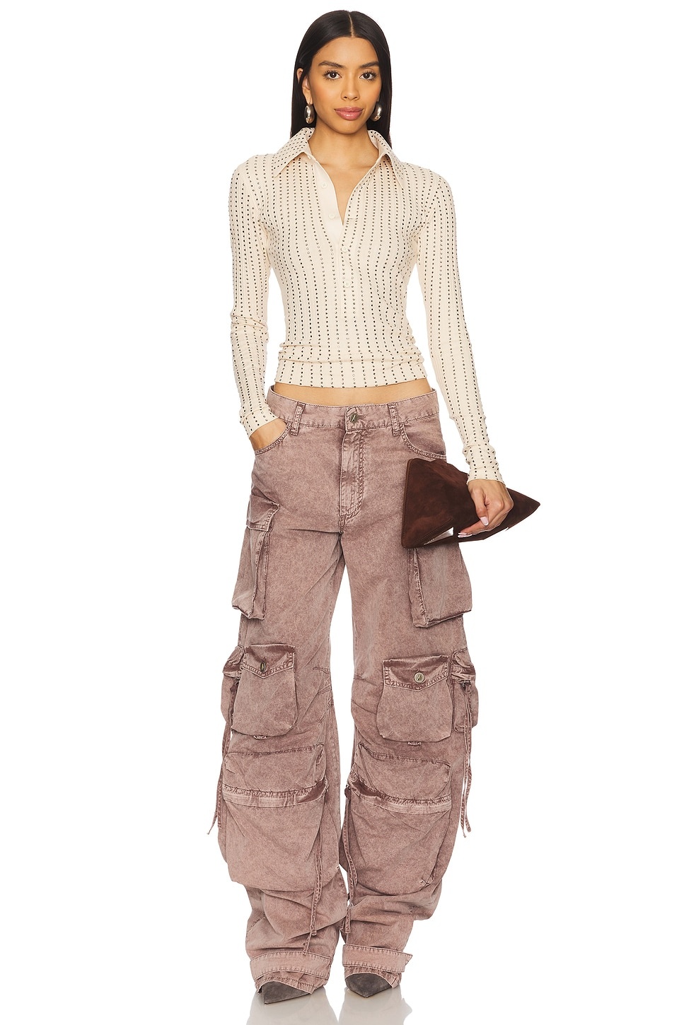 Wide Leg Cargo Pant - 5