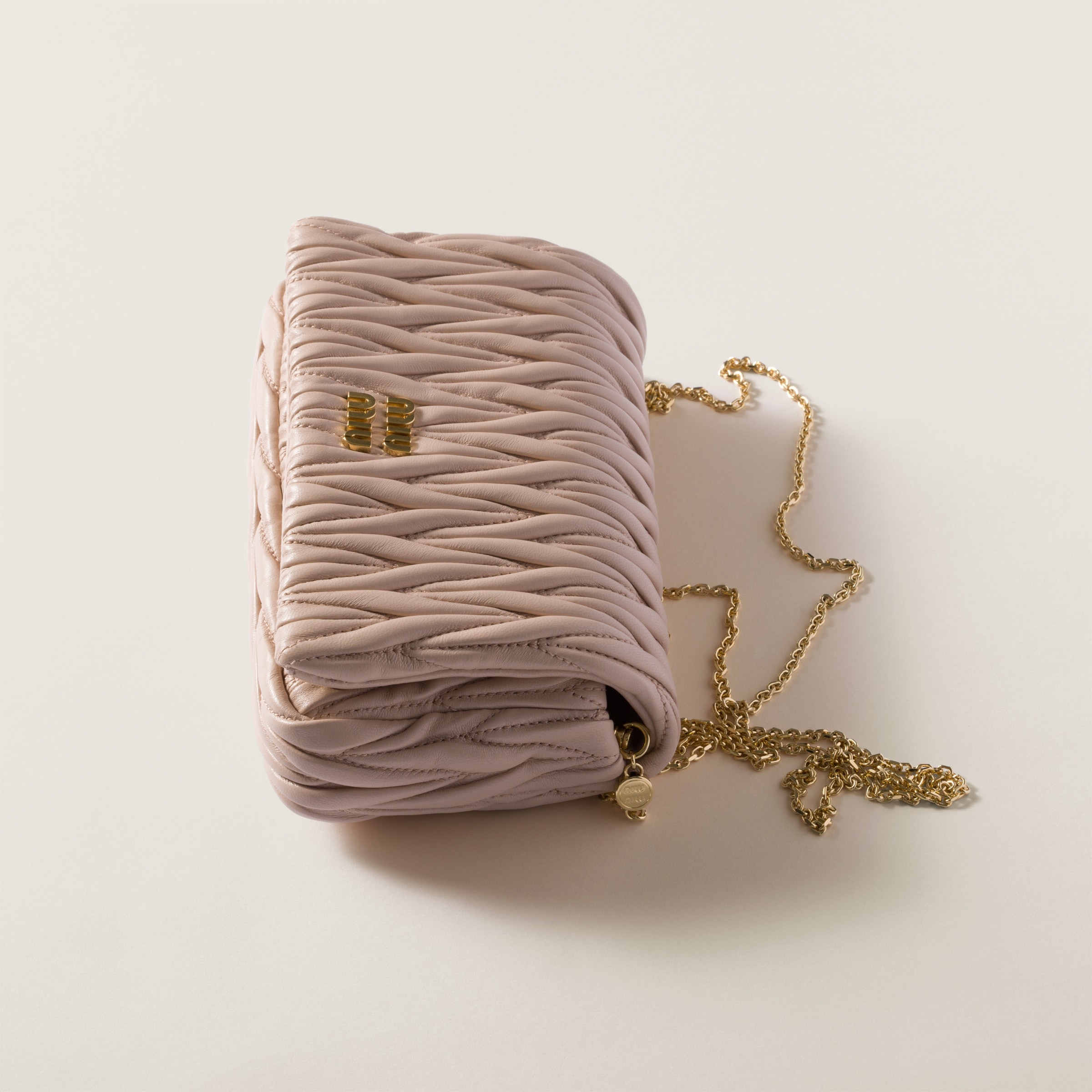 Matelassé nappa leather mini-bag - 5