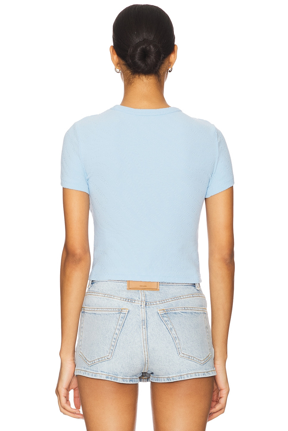 Crew Neck Short Sleeve Baby Tee - 3