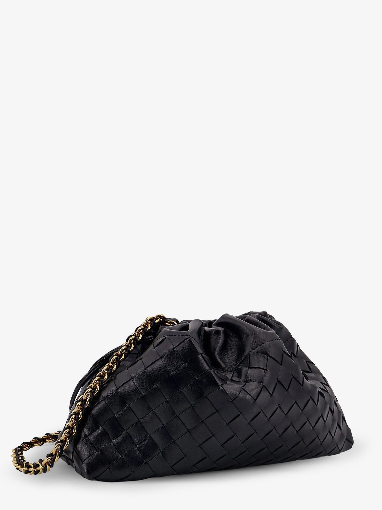 Bottega Veneta Leather Dustbag Clutch With Intrecciato Motif - 3