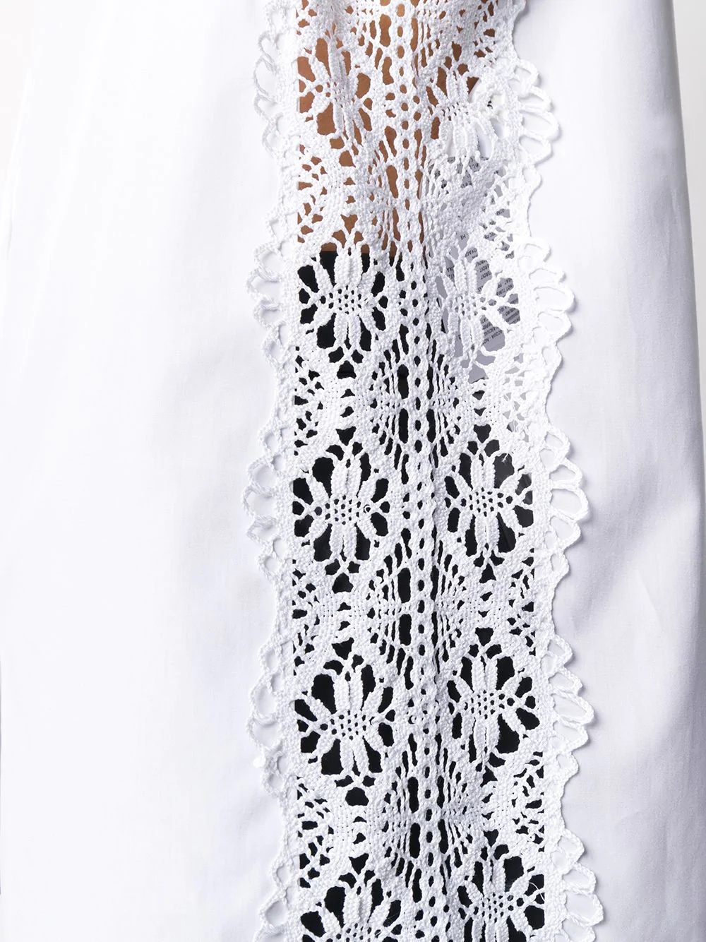 lace inserts  sleeveless shirt - 5