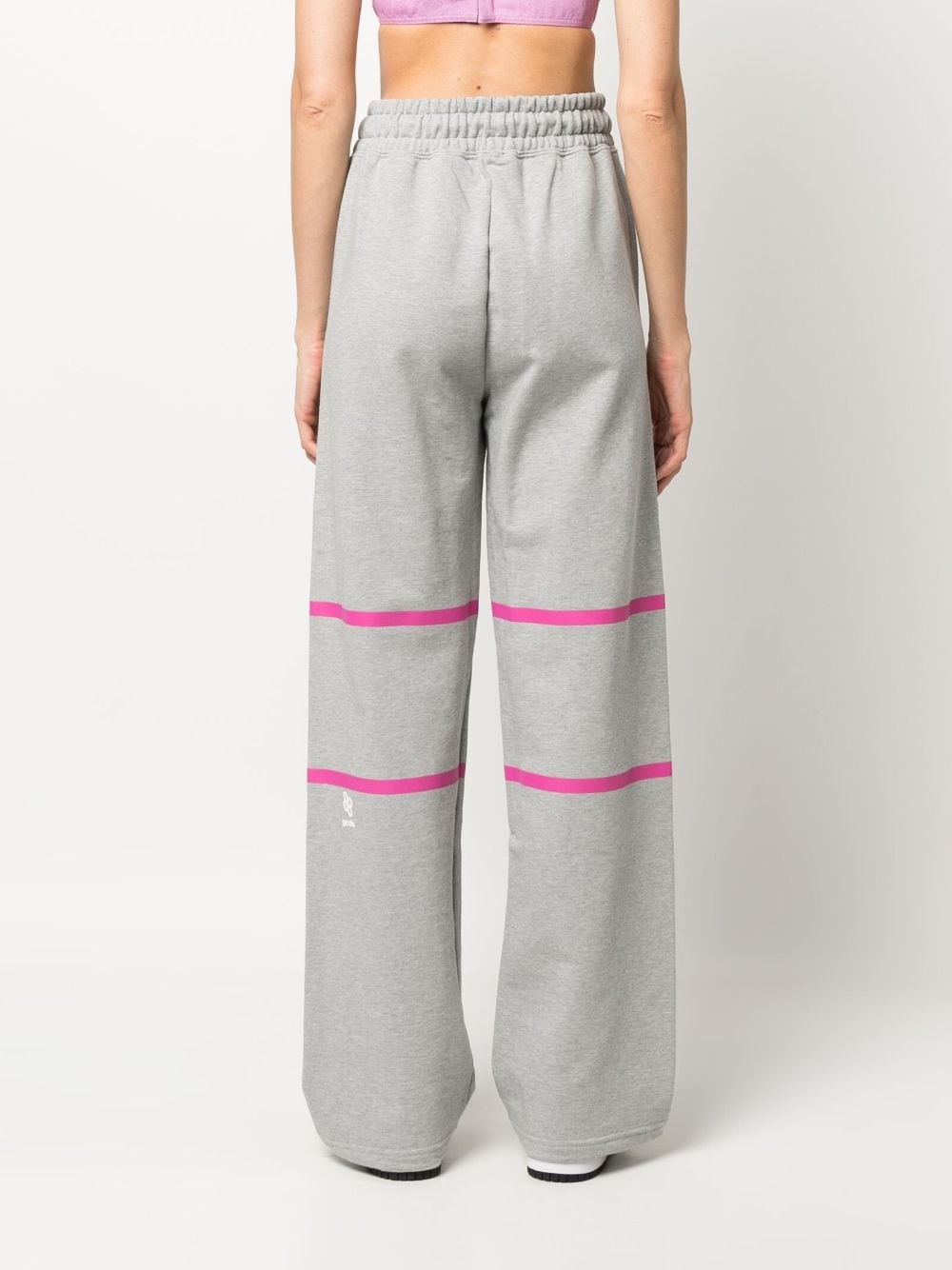 logo-print drawstring-waistband track pants - 4