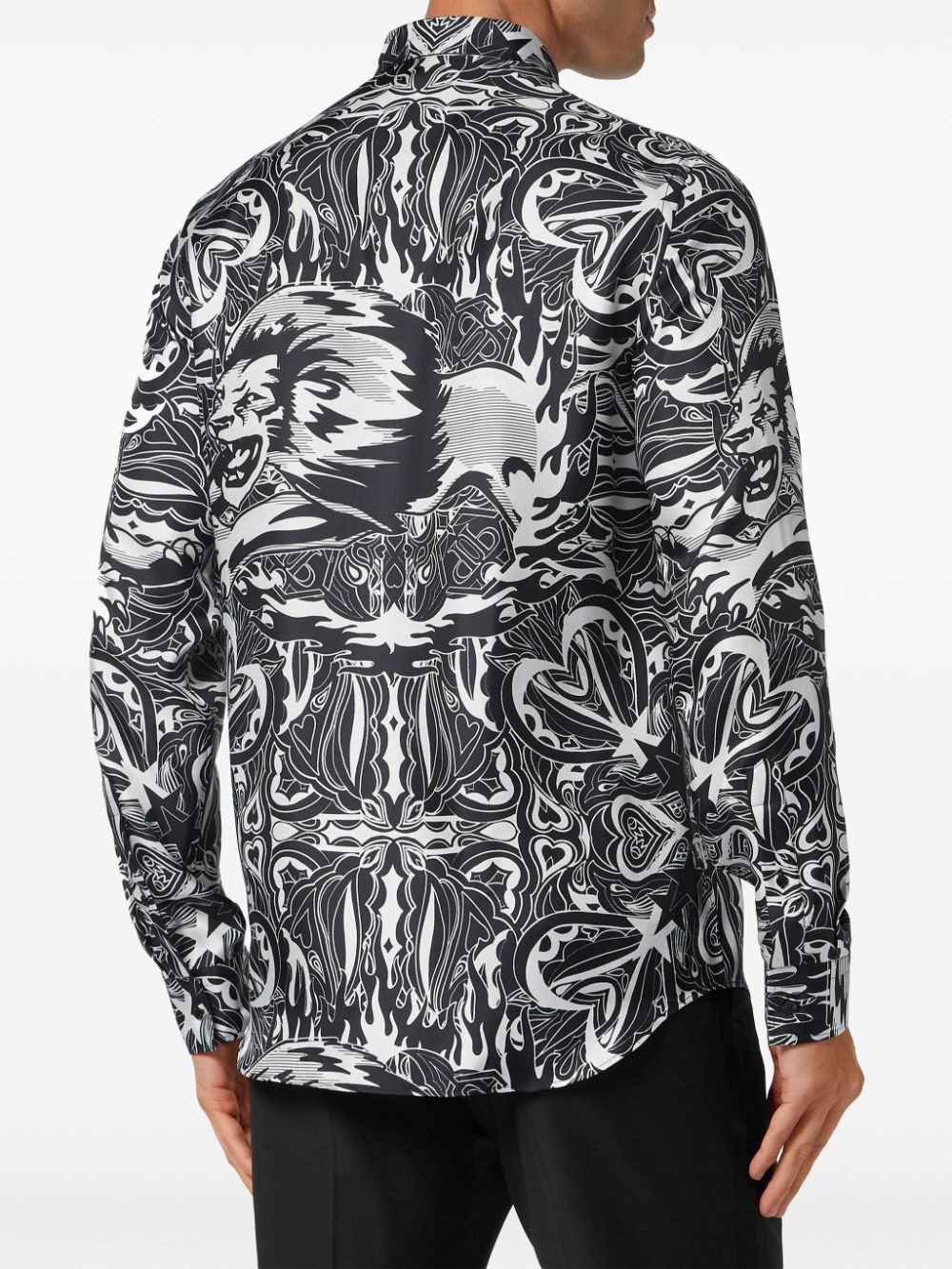 Dandy Lion Circus silk shirt - 4