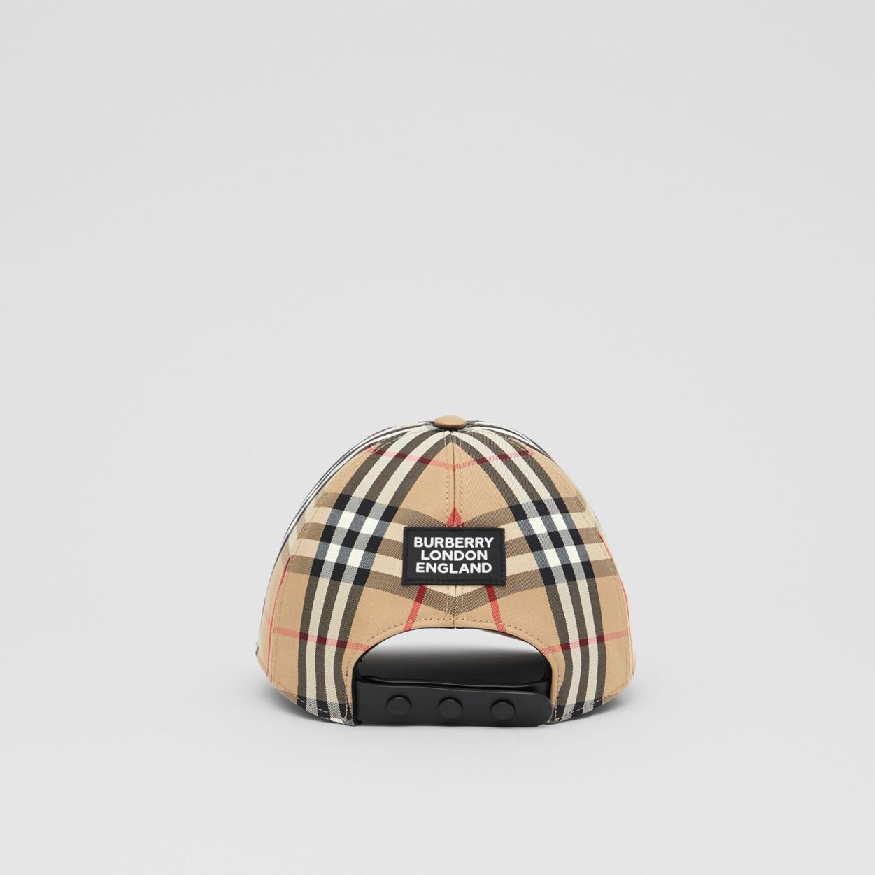 Logo Appliqué Vintage Check Cap - 5