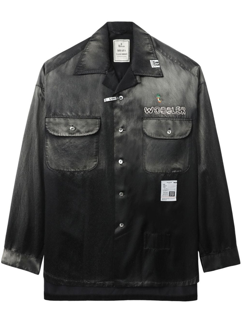 logo-patch shirt 1