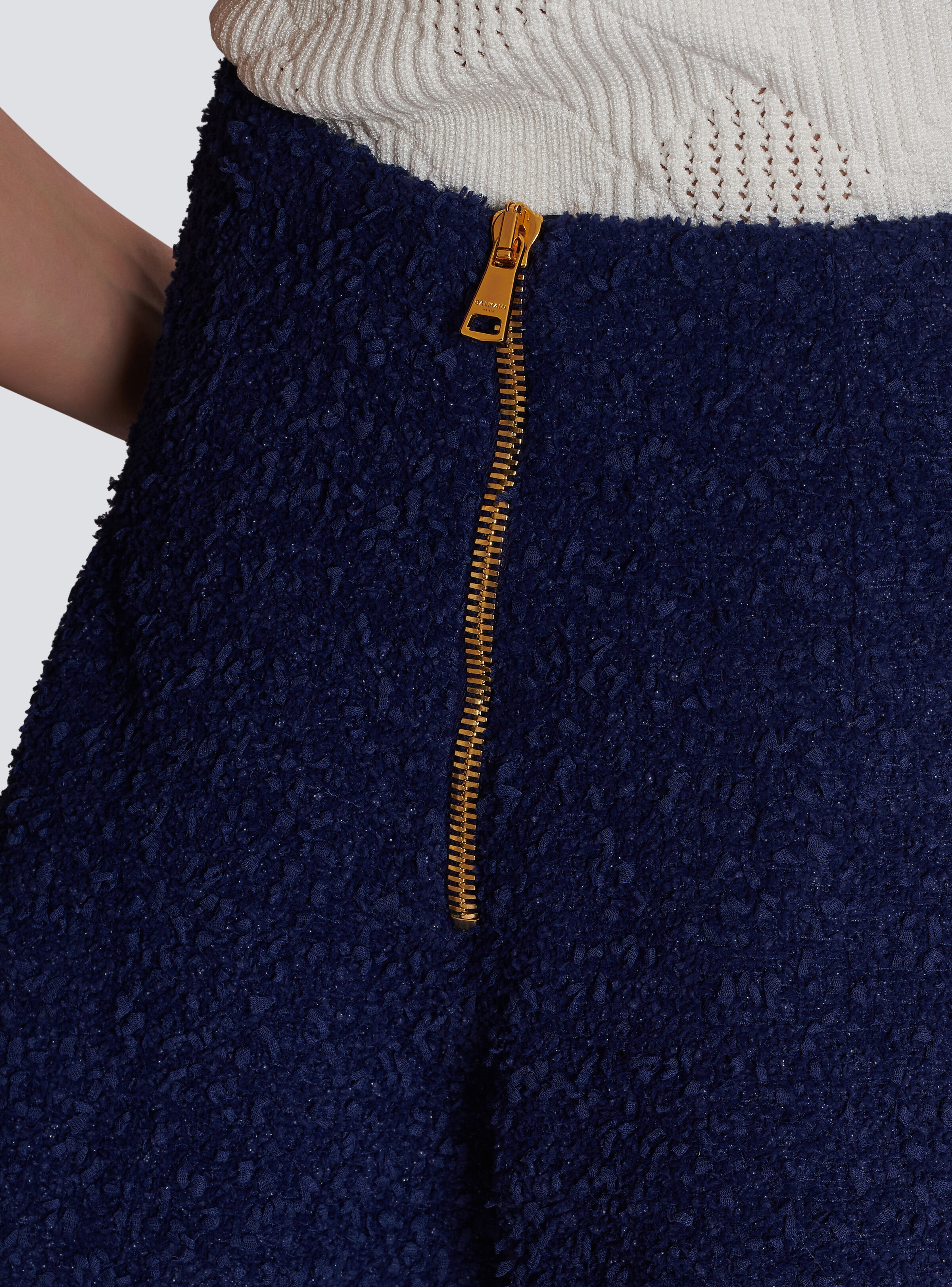 Belted tweed shorts with Snail buttons - 6