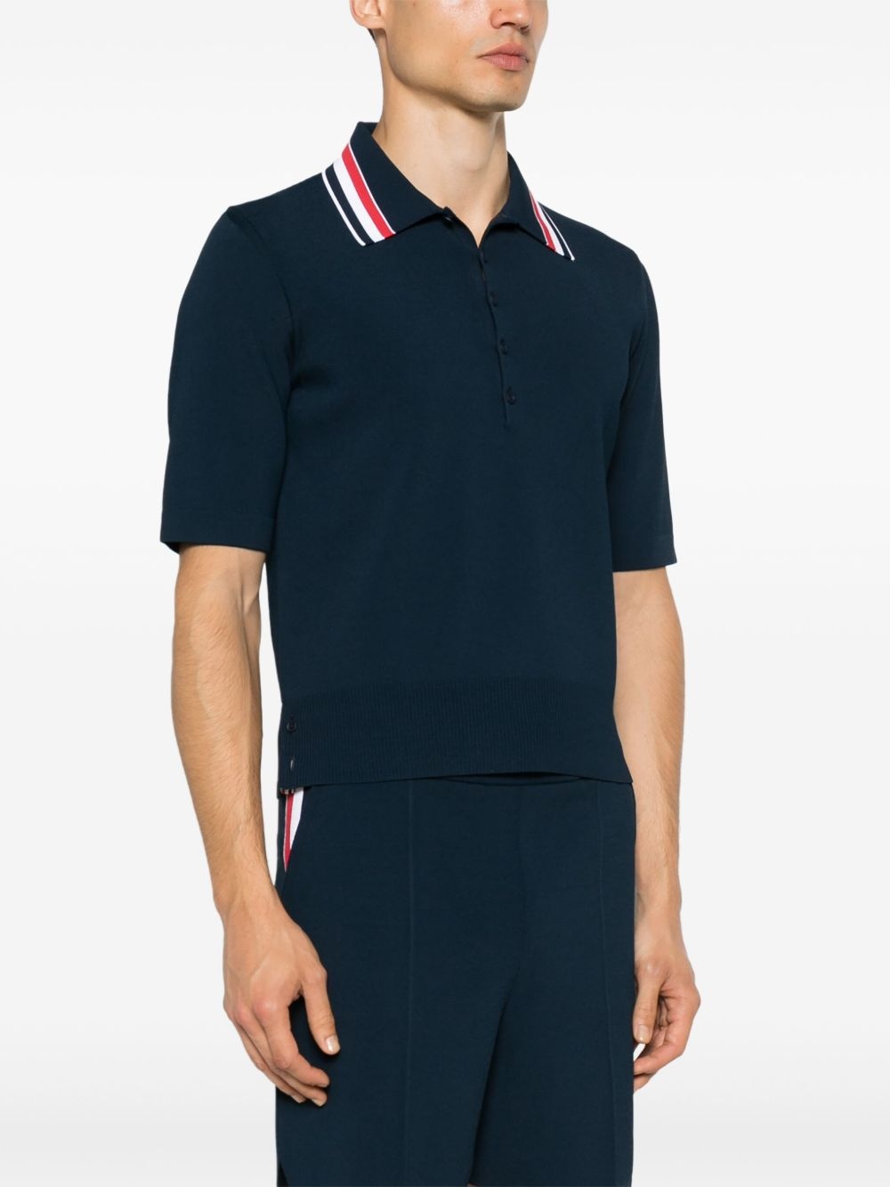 RWB-stripe polo shirt - 3