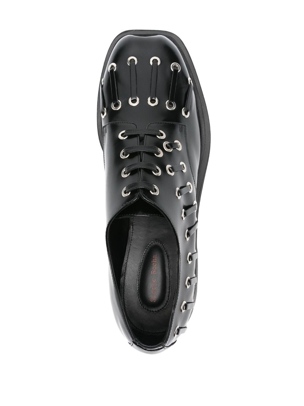 decorative-stitching Derby shoes - 4