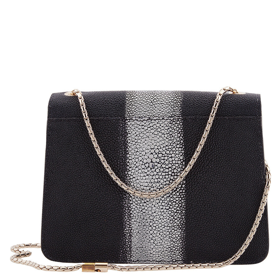 Bvlgari Stingray And Leather Serpenti Forever Crossbody - 3