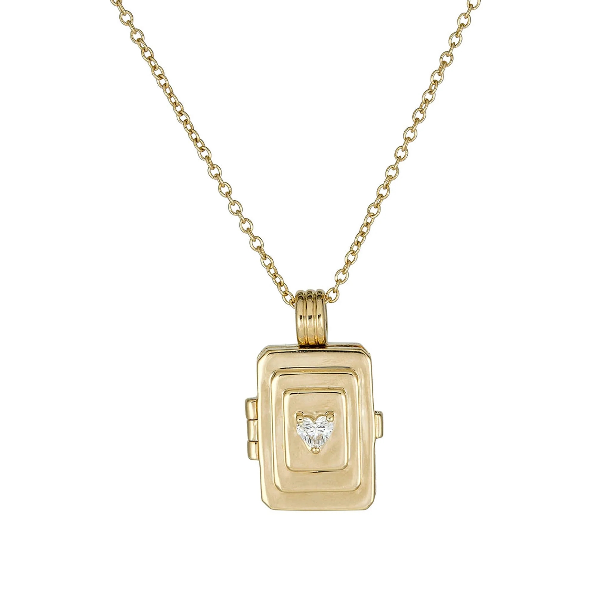 Beekman Heart Locket Necklace - 1