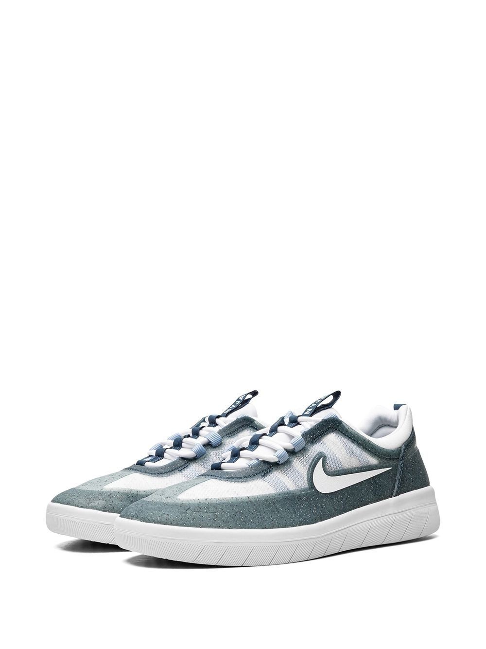 SB Nyjah Free 2 Premium "Ash Green/White/Boarder Blue" sneakers - 5