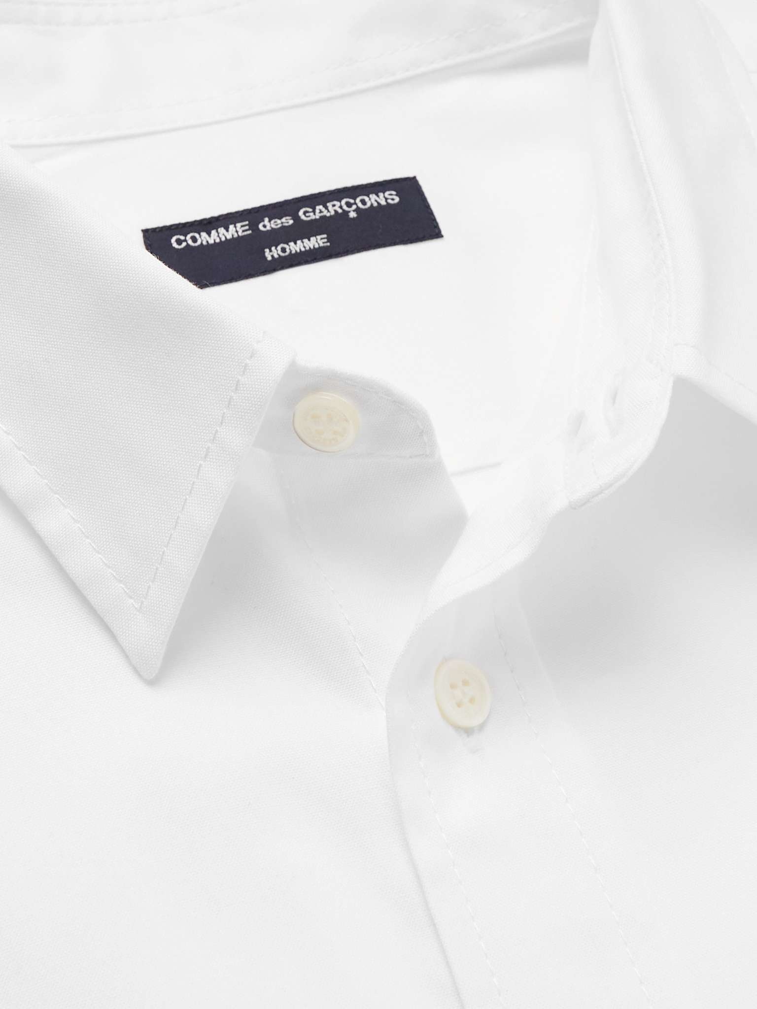 Slim-Fit Logo-Embroidered Cotton Oxford Shirt - 5