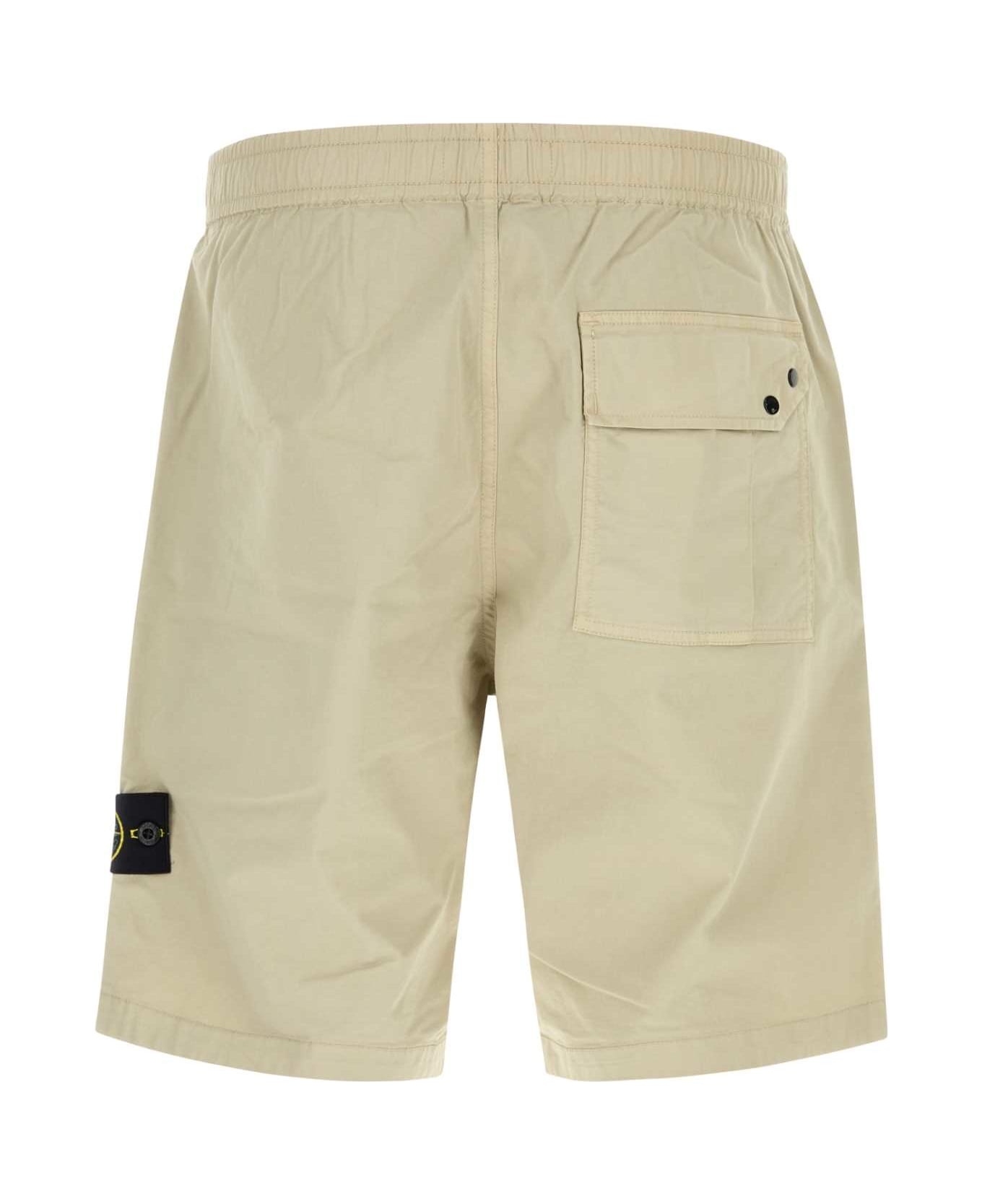 Sand Stretch Cotton Bermuda Shorts - 2