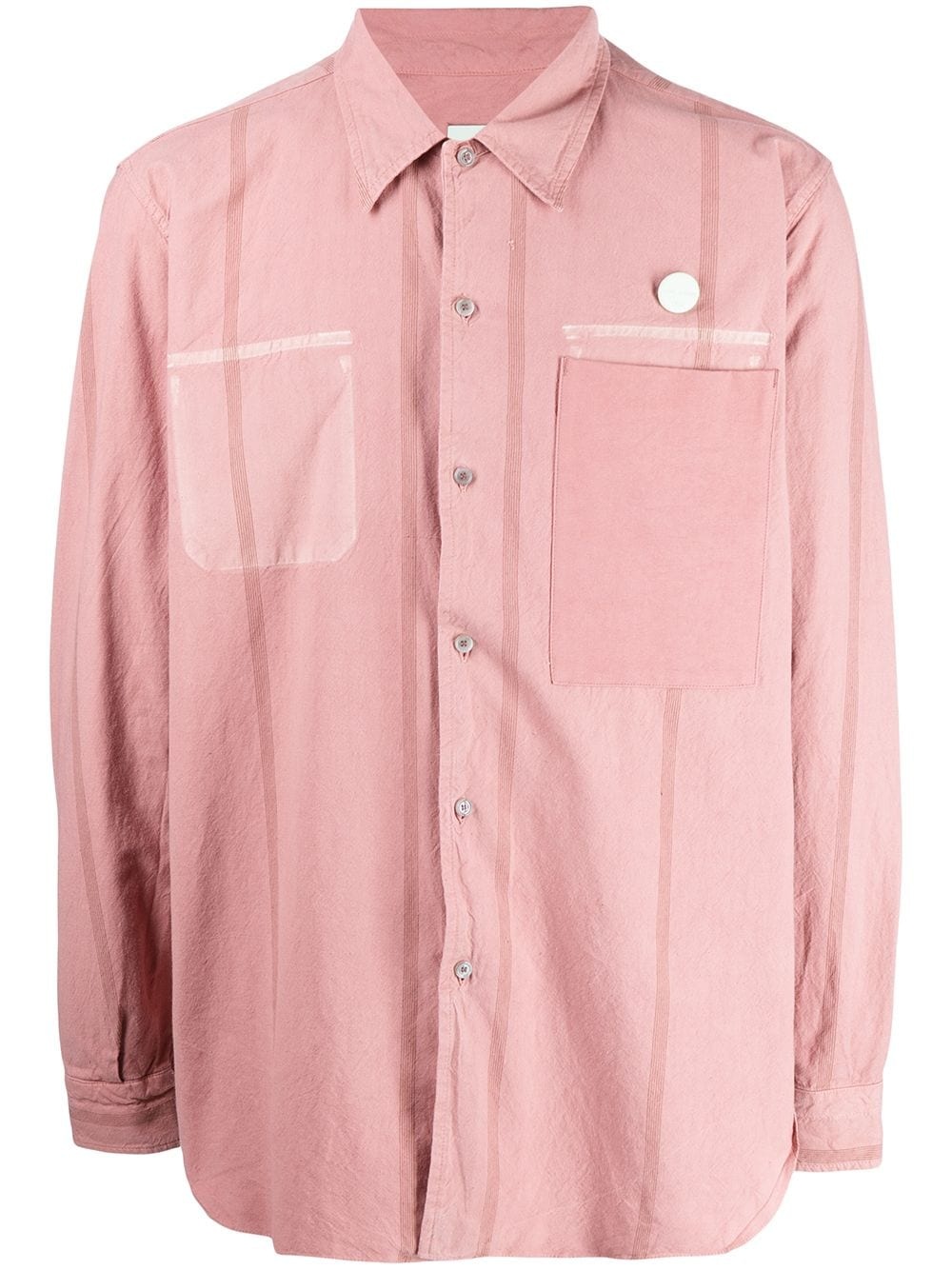 long-sleeve poplin shirt - 1