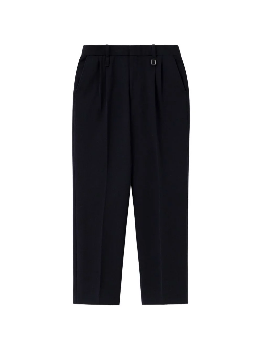 hardware-detail pleated tailored trousers - 1