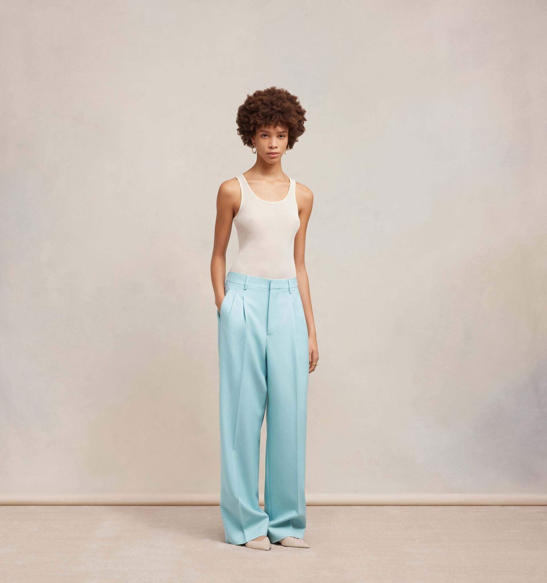 Straight Fit Trousers - 3