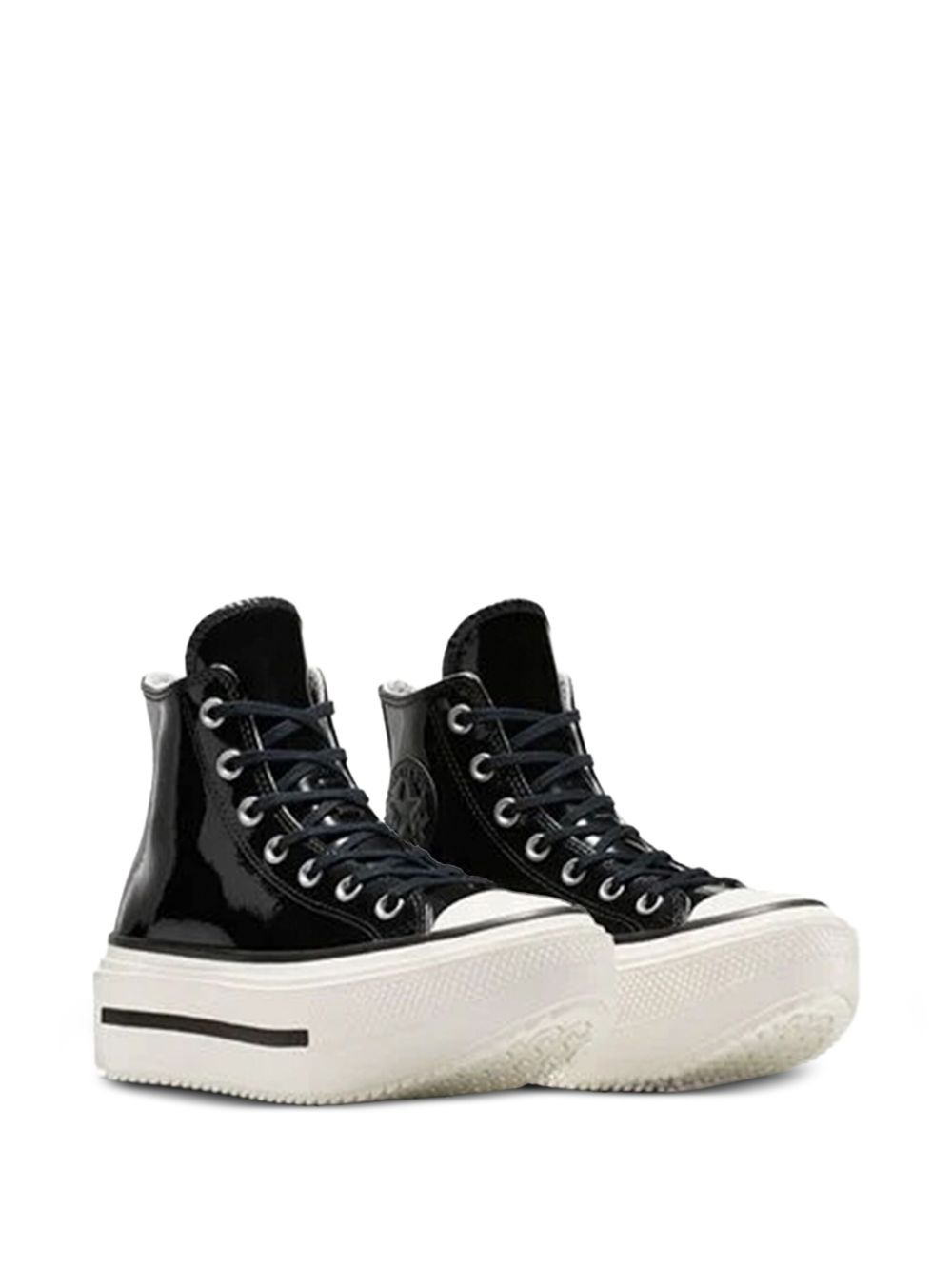 leather platform sneakers - 2