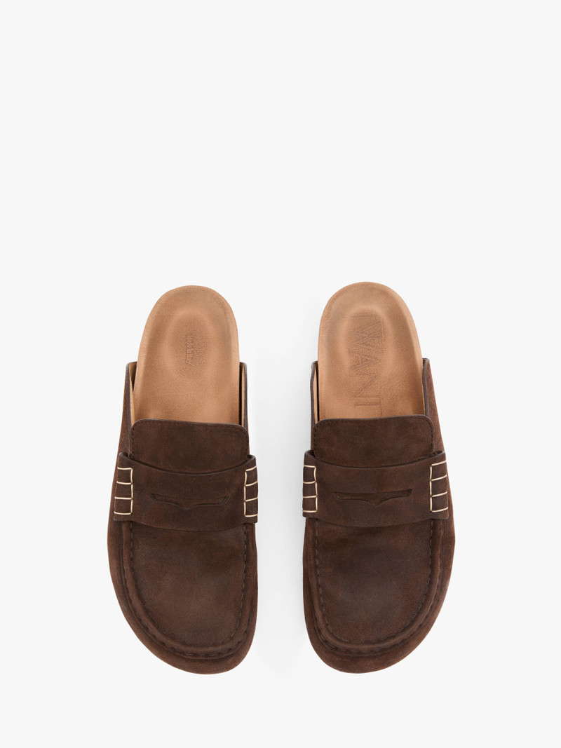 STITCH LOAFER - SUEDE MULES 4