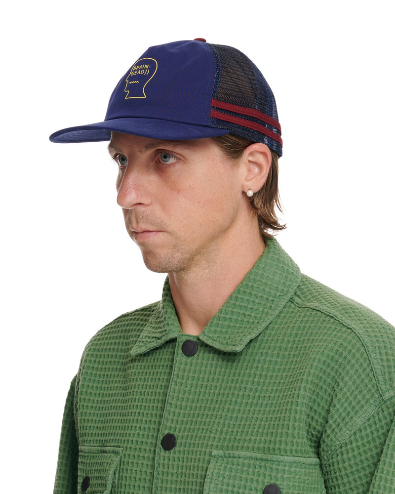 Logohead 5 Panel Trucker Cap - Navy 6