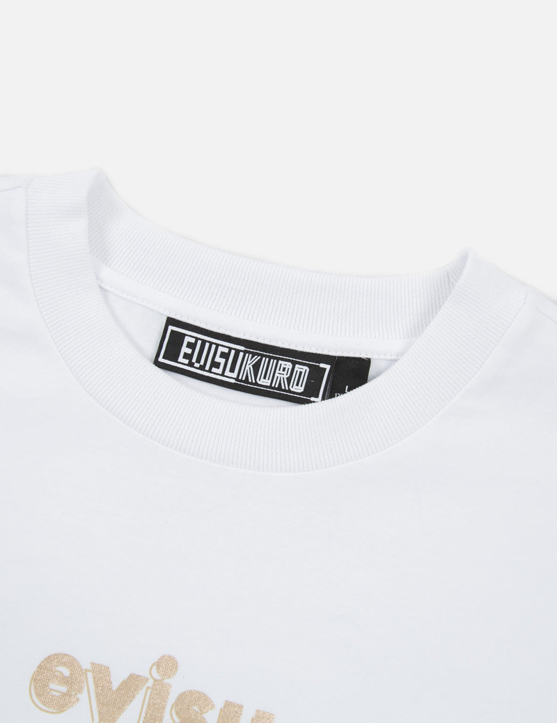 Logo and Kamon Foil Print T-shirt 9