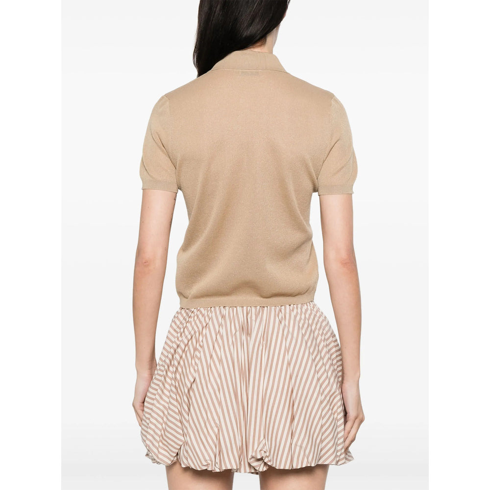 Moncler Neutrals Tops - Polo Tops Women - 4