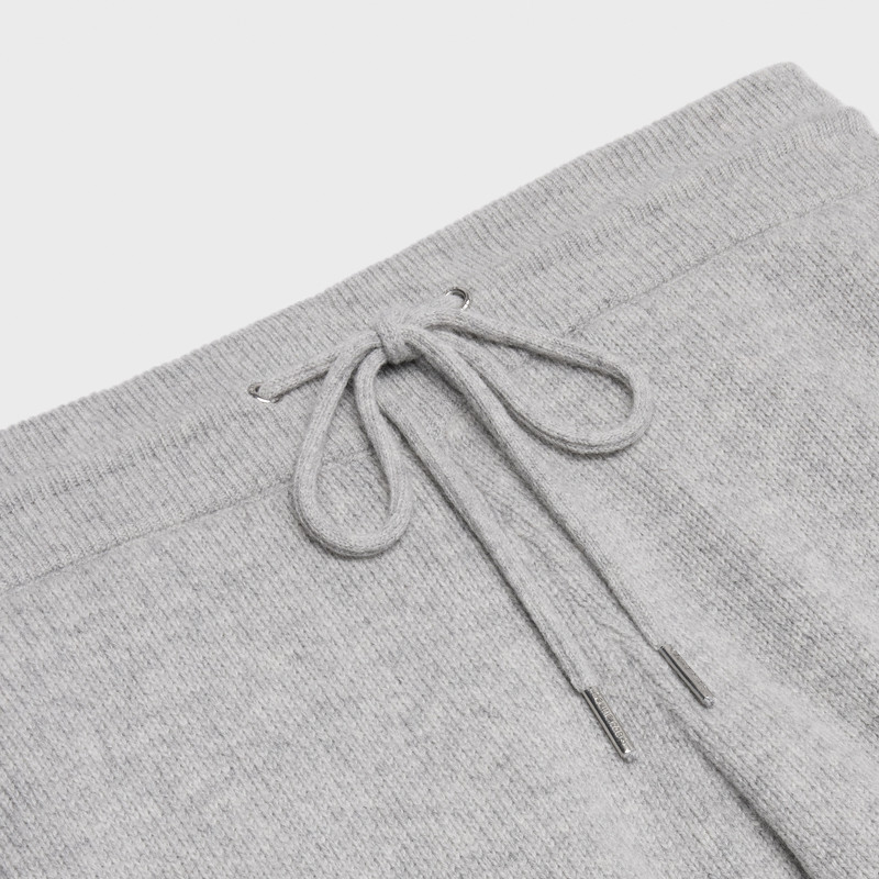 TRACK PANTS IN SULKY CASHMERE AND WOOL 3