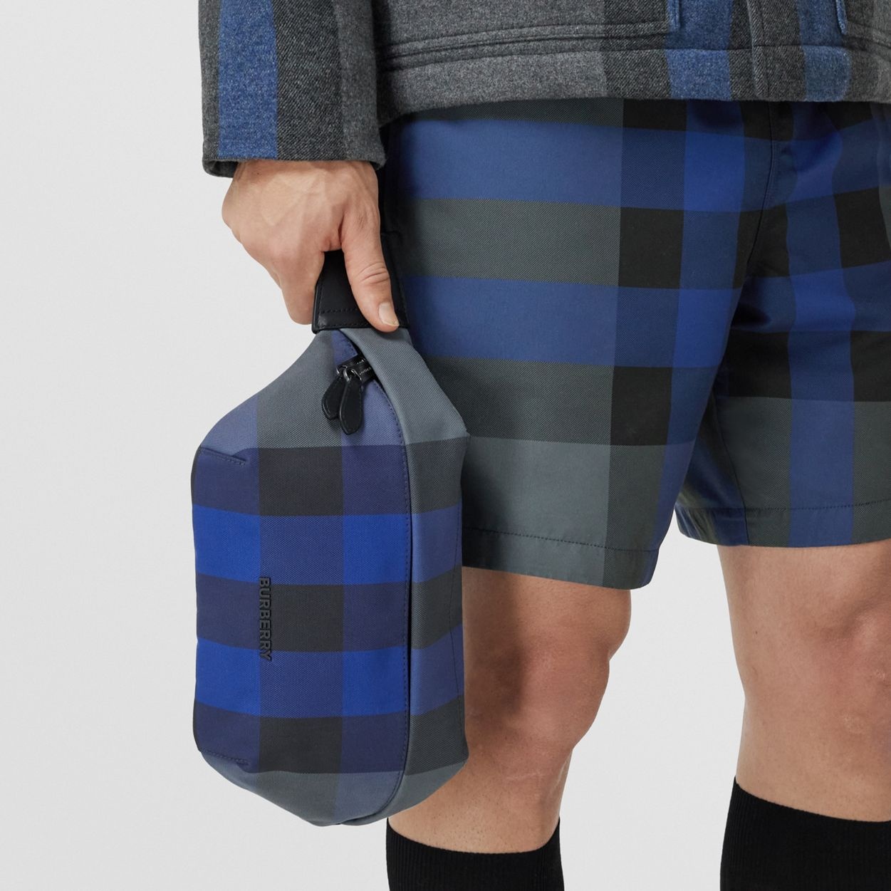 Check Cotton Sonny Bum Bag - 11
