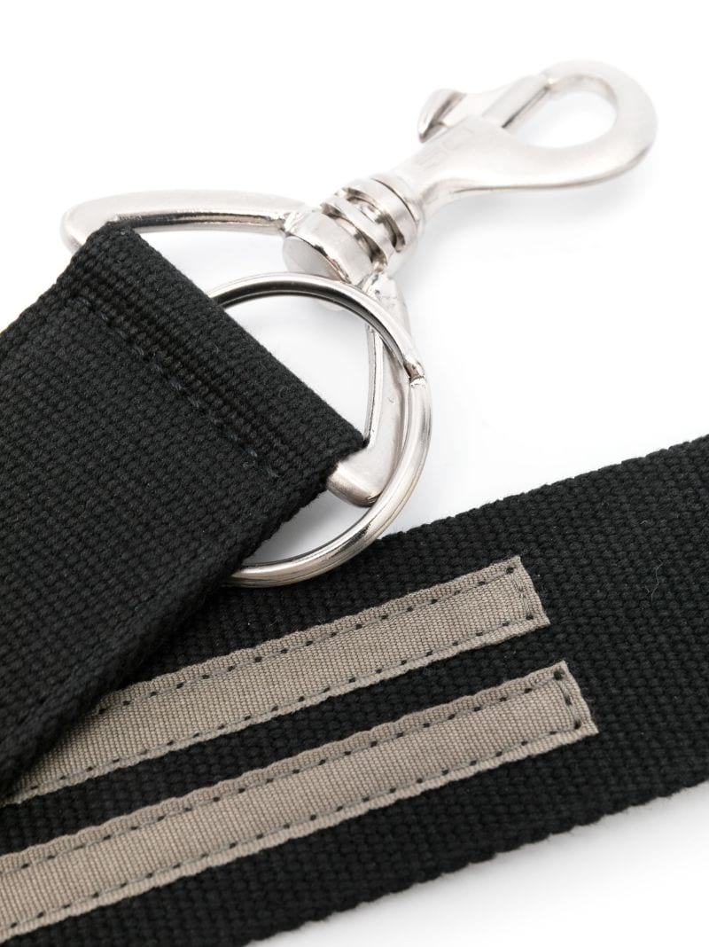 Rick Owens DRKSHDW slogan-print keychain | REVERSIBLE