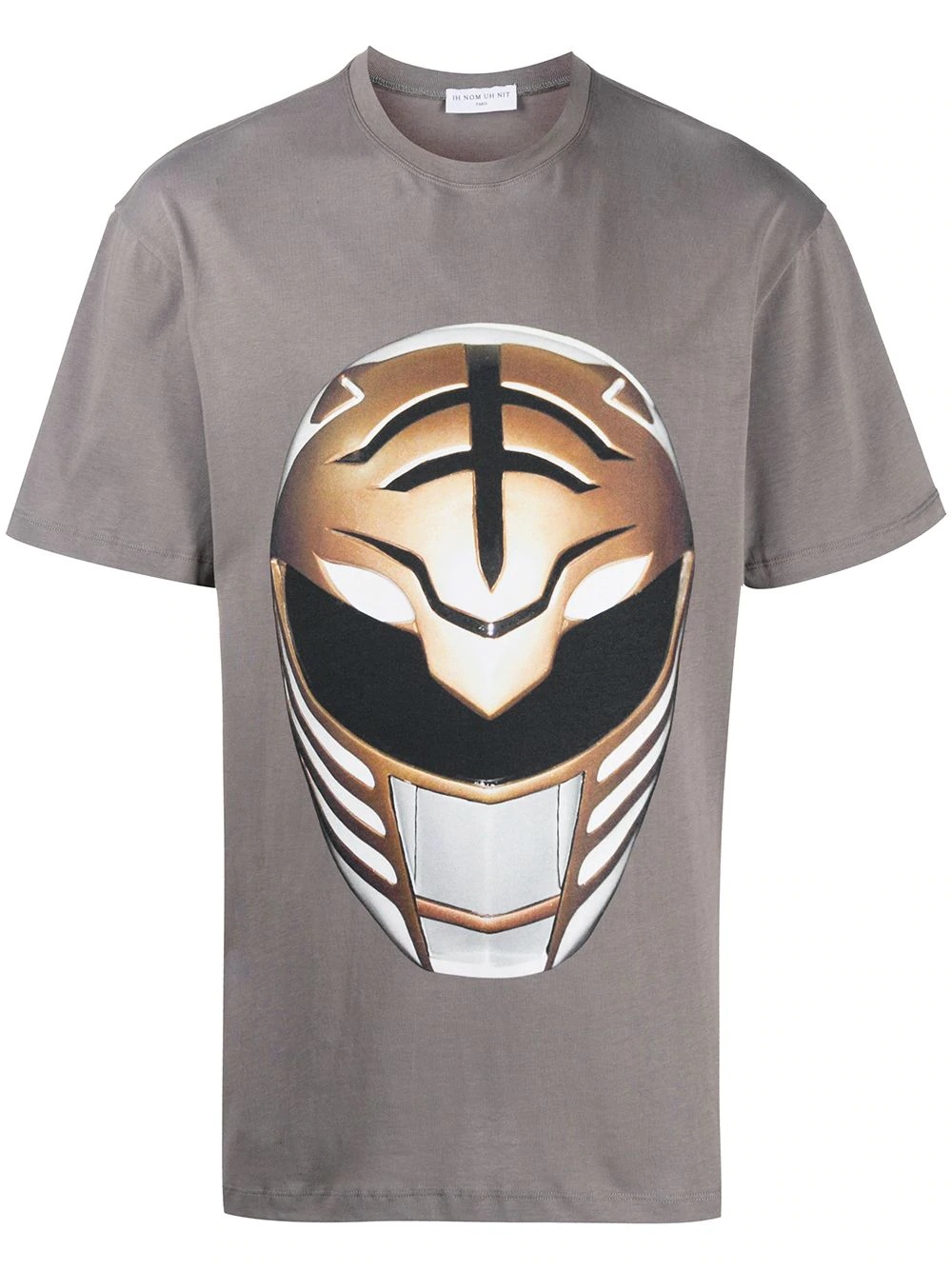 mask-print T-shirt - 1