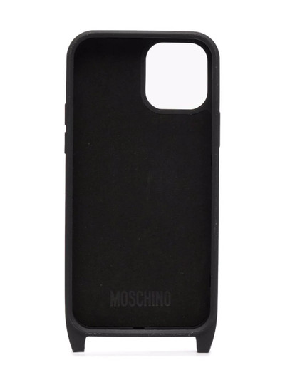 Moschino logo-print iPhone 12/12 Pro case outlook