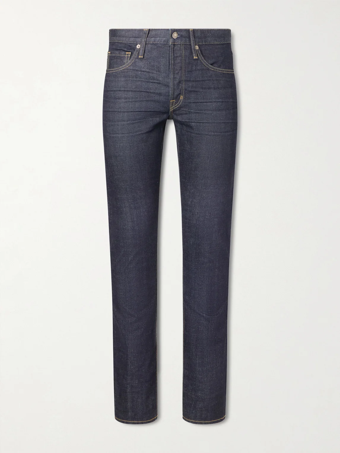 Straight-Leg Selvedge Jeans - 1