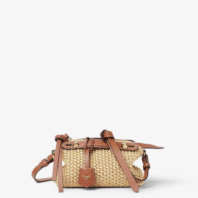 By The Way Soft Mini Woven raffia-effect material mini-bag 3