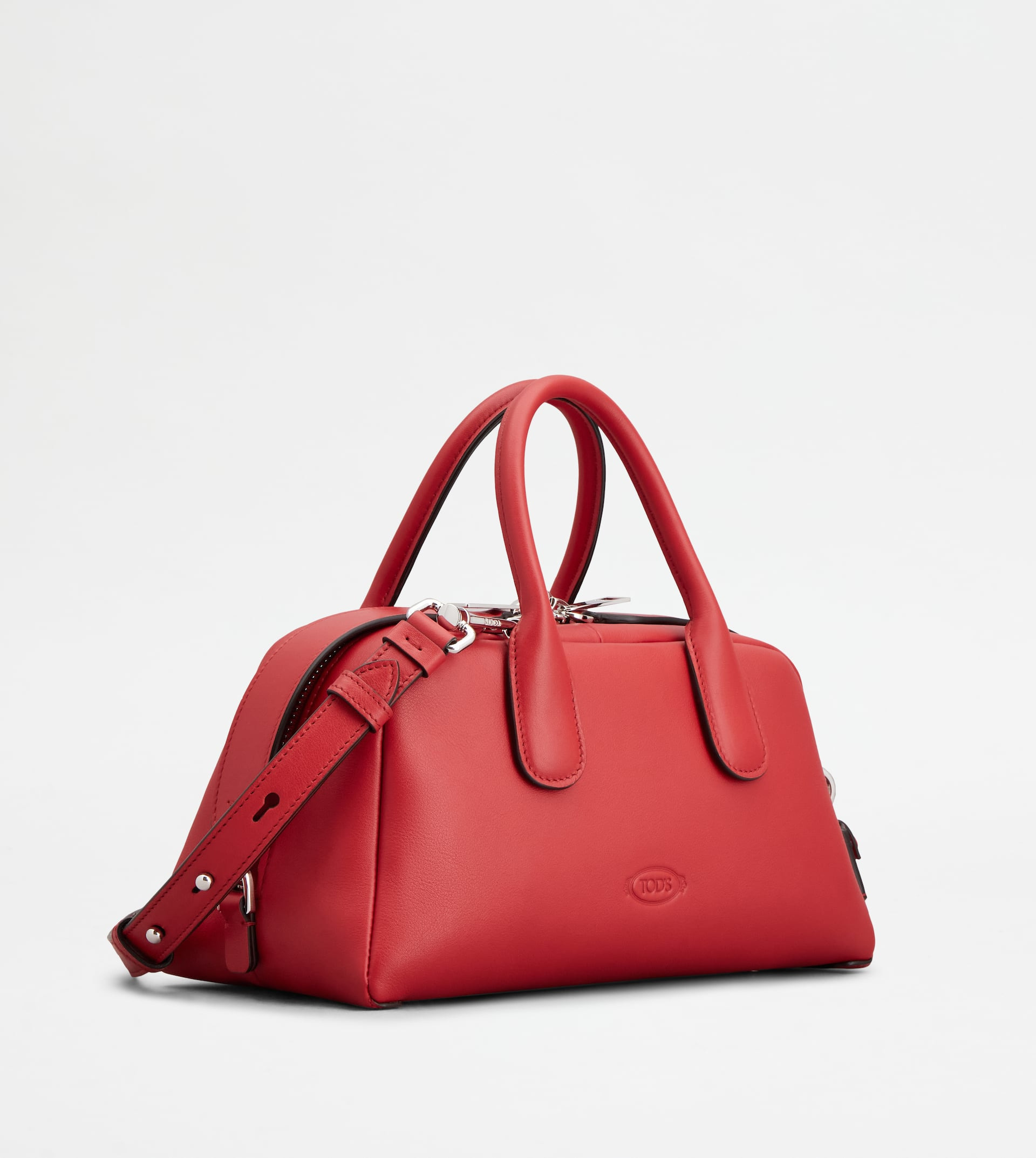 TOD'S DARSENA IN LEATHER SMALL - RED - 3