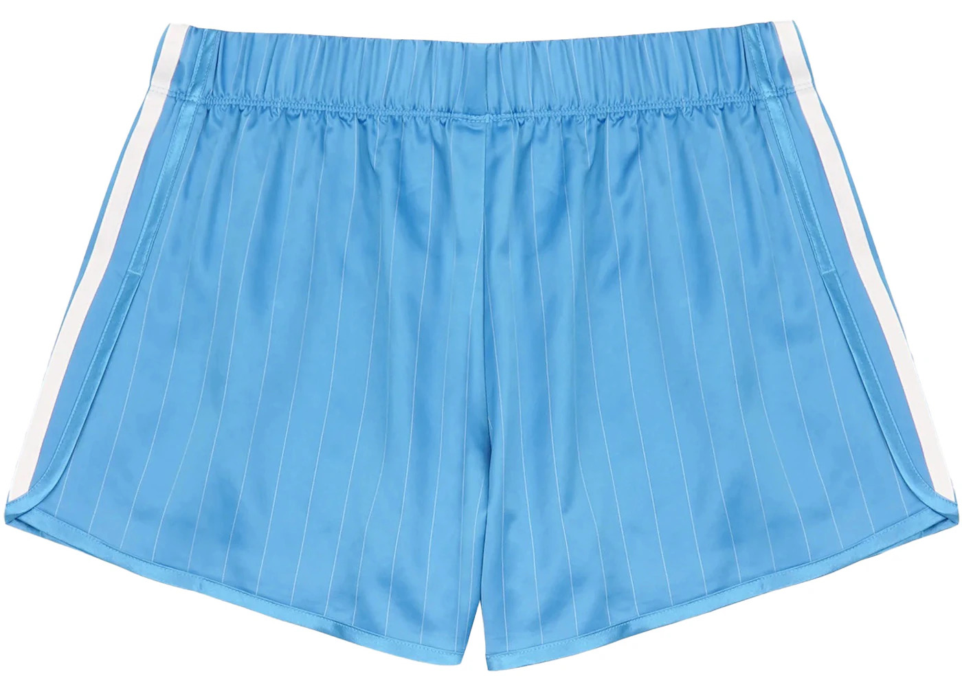 adidas Originals x Sporty & Rich Track Shorts Baby Blue/Cream - 2